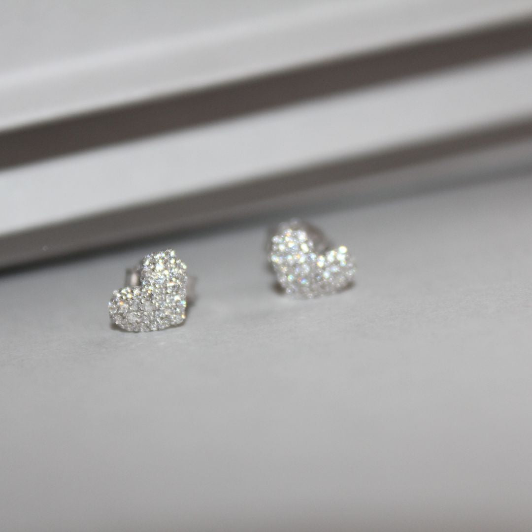 Tiny Heart Earrings - 1