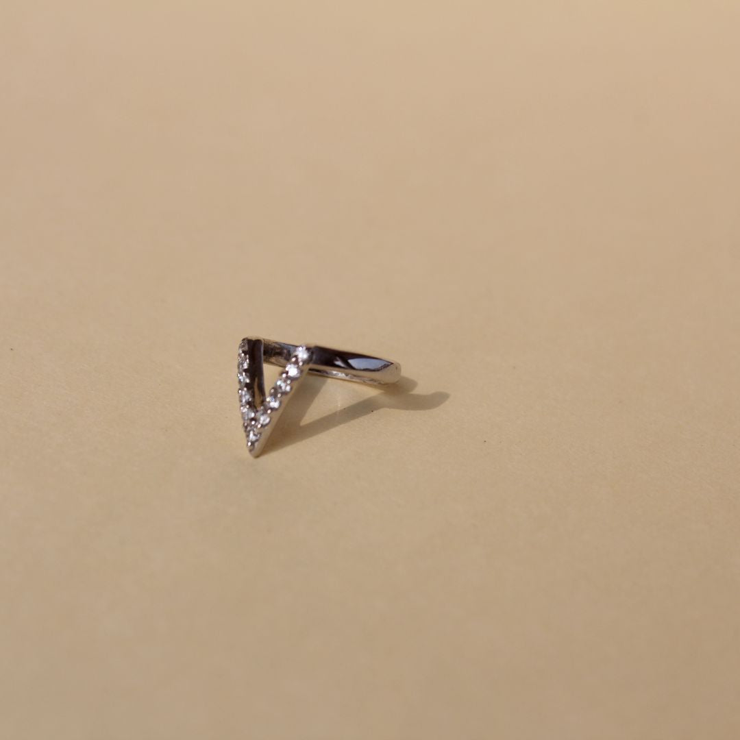 V Cuff Diamond Piercing - 1