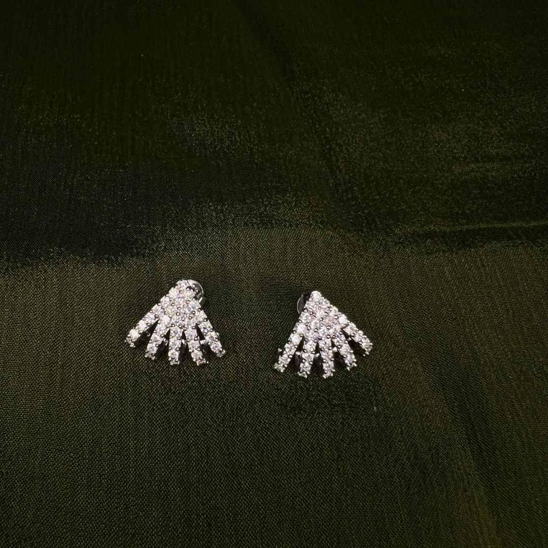 Diamond Wings Earrings - 2