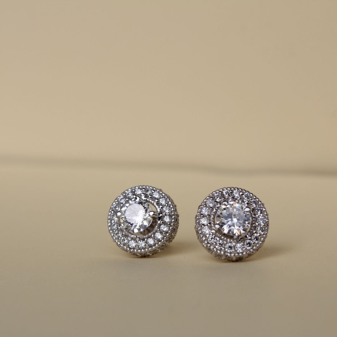 Solitare Diamonds Earrings - 2