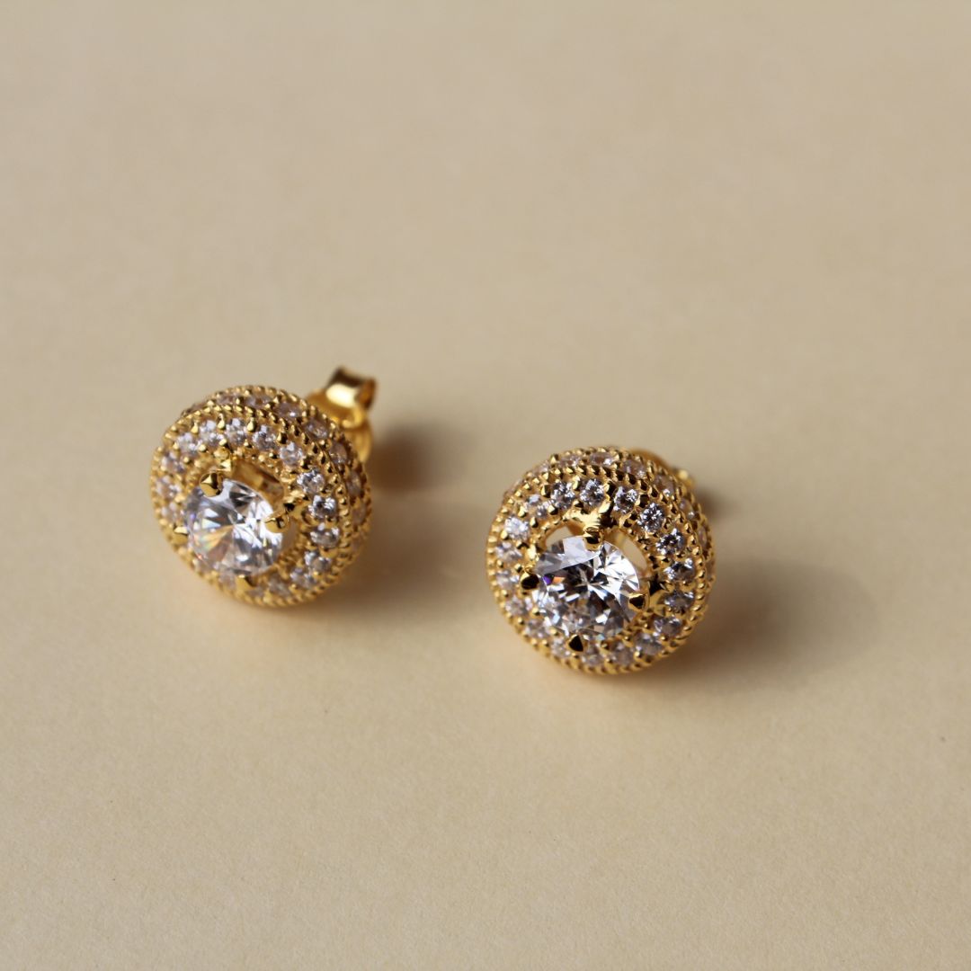 Solitare Diamonds Earrings - 2